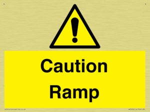 Caution Ramp